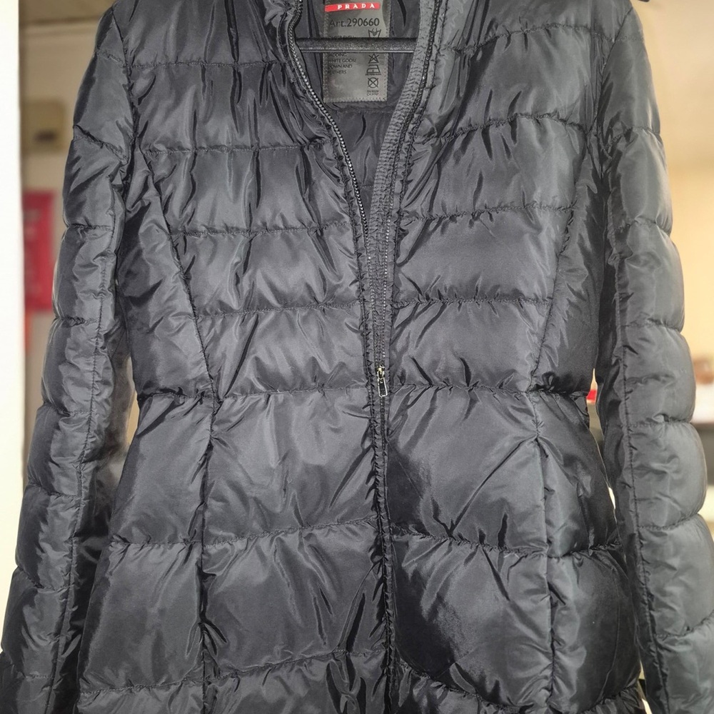 Prada Midnight Black Puffer Jacket